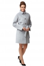 Женское пальто из текстиля с воротником 8000910-2