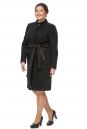 Женское пальто из текстиля с воротником 8001089