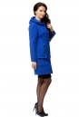 Женское пальто из текстиля с капюшоном 8001850-2