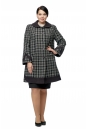 Женское пальто из текстиля с воротником 8002738
