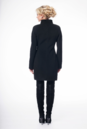 Женское пальто из текстиля с воротником 8002820-3
