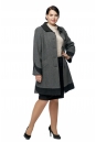 Женское пальто из текстиля с воротником 8003071