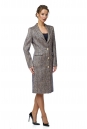 Женское пальто из текстиля с воротником 8008354