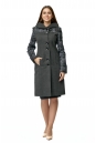 Женское пальто из текстиля с капюшоном 8008731