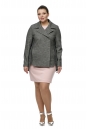 Женское пальто из текстиля с воротником 8009173