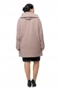 Женское пальто из текстиля с капюшоном 8009446-2