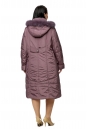 Женское пальто из текстиля с капюшоном, отделка песец 8009995-2