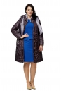 Женское пальто из текстиля с капюшоном 8010439-2