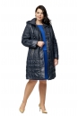 Женское пальто из текстиля с капюшоном 8010539-2