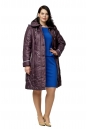 Женское пальто из текстиля с капюшоном 8010544-2
