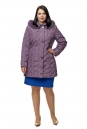 Куртка женская из текстиля с капюшоном, отделка песец 8010591