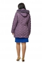 Куртка женская из текстиля с капюшоном, отделка песец 8010591-3