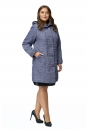 Женское пальто из текстиля с капюшоном 8010646