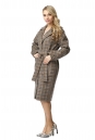 Женское пальто из текстиля с воротником 8010766