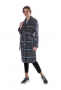 Женское пальто из текстиля с воротником 8011527-2