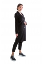 Женское пальто из текстиля с воротником 8011548-2