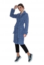 Женское пальто из текстиля с воротником 8011584