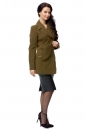 Женское пальто из текстиля с воротником 8012050-2