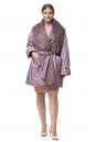 Женское пальто из текстиля с воротником 8012186
