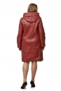 Женское кожаное пальто из натуральной кожи с капюшоном 8013004-3