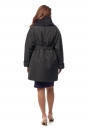 Женское пальто из текстиля с воротником 8014654-3