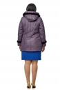 Куртка женская из текстиля с капюшоном, отделка кролик 8014775-3