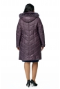 Женское пальто из текстиля с капюшоном, отделка песец 8015957-3