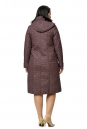 Женское пальто из текстиля с капюшоном 8020456-3