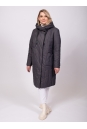 Женское пальто из текстиля с капюшоном 8023440-9