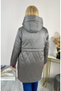 Женское пальто из текстиля с капюшоном 8024088-5