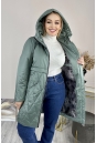 Женское пальто из текстиля с капюшоном 8024091-3