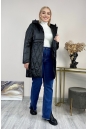 Женское пальто из текстиля с капюшоном 8024092-4