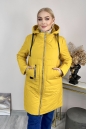 Женское пальто из текстиля с капюшоном 8024107