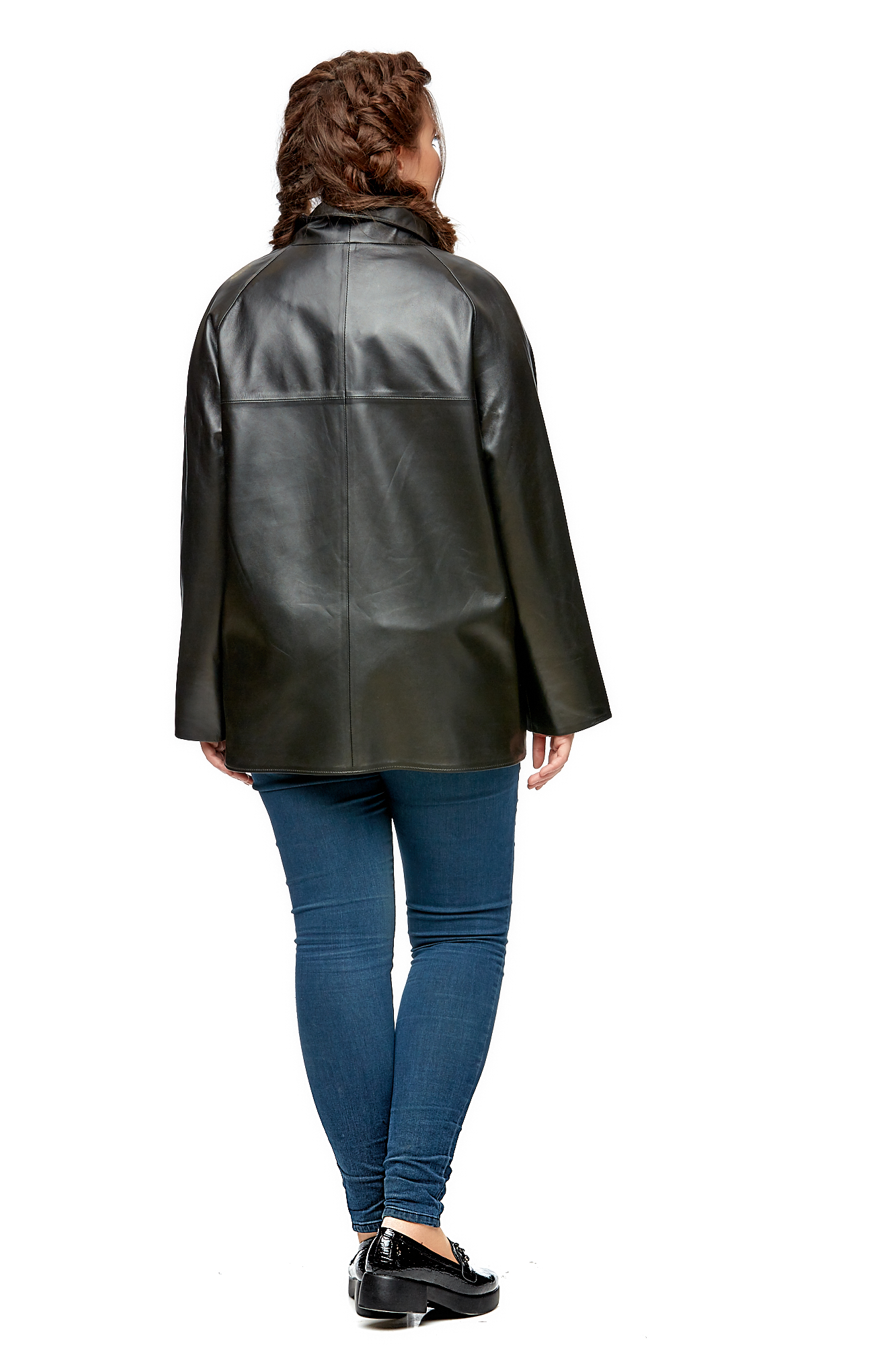 Женская кожаная куртка из натуральной кожи 8002084-3